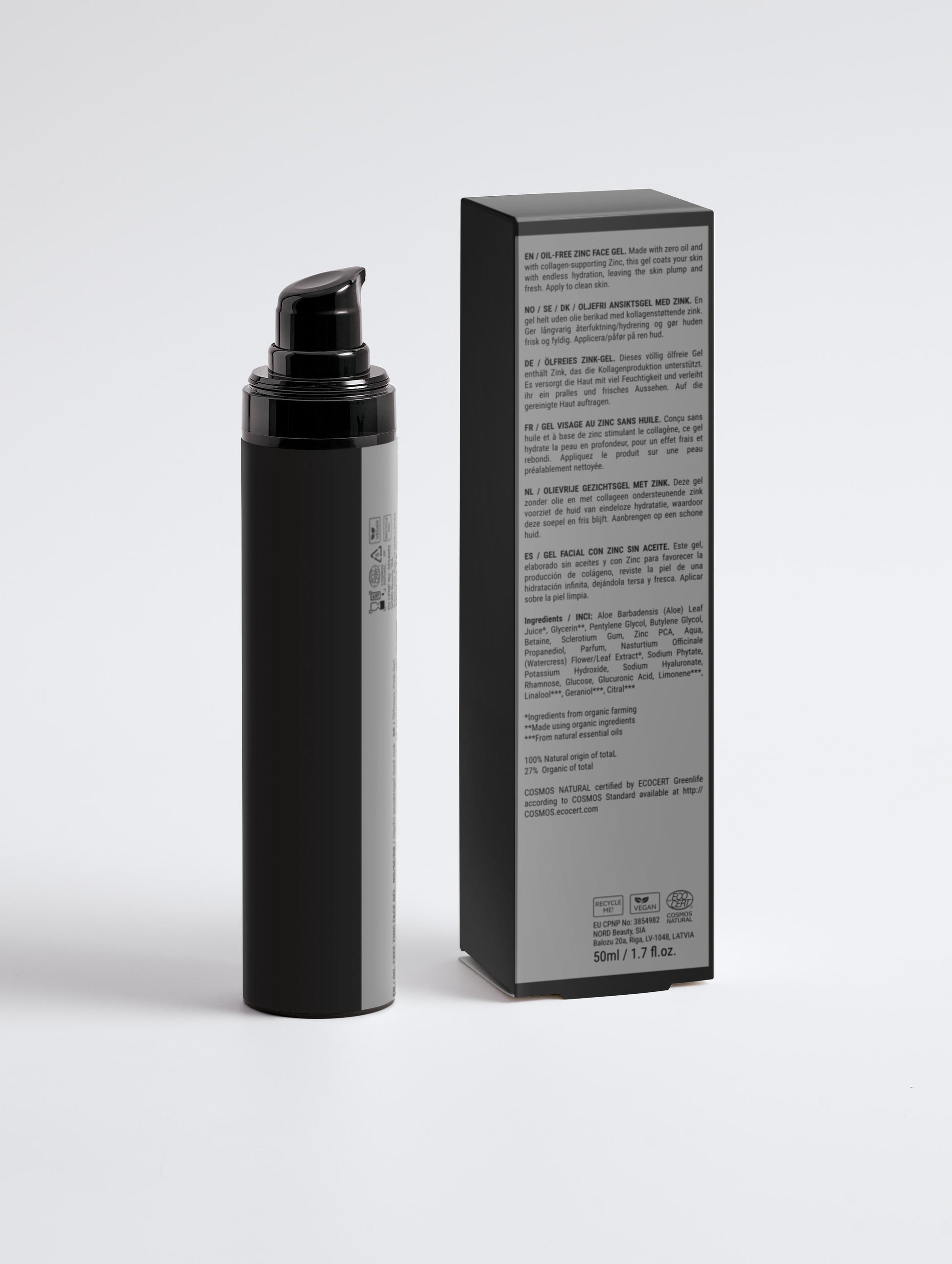 soin visage au zinc sans huile 